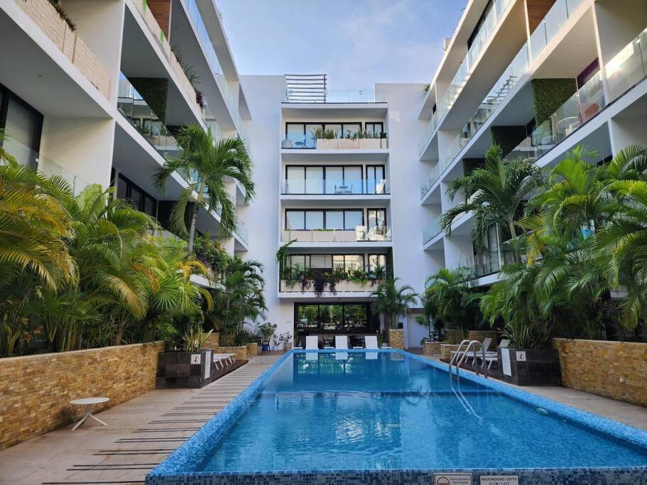 Stunning 1 Bdrm Condo Gym-Pool 10 Min To The Beach & Quinta Av Плайя-дель-Кармен Екстер'єр фото